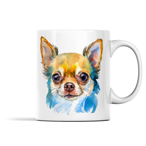Chihaua Watercolour Mug